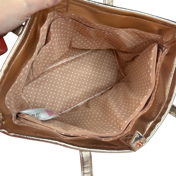 Disney Shiny Gold Tote Bag Mickey Mouse icon - Picture 9 of 9